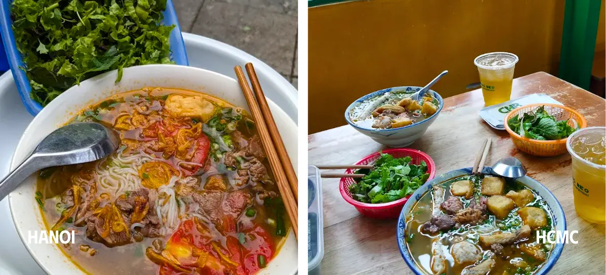 vietnamese central food Bún riêu bà Hưng, Bún Riêu Cô Hương Béo where in vietnam blog body