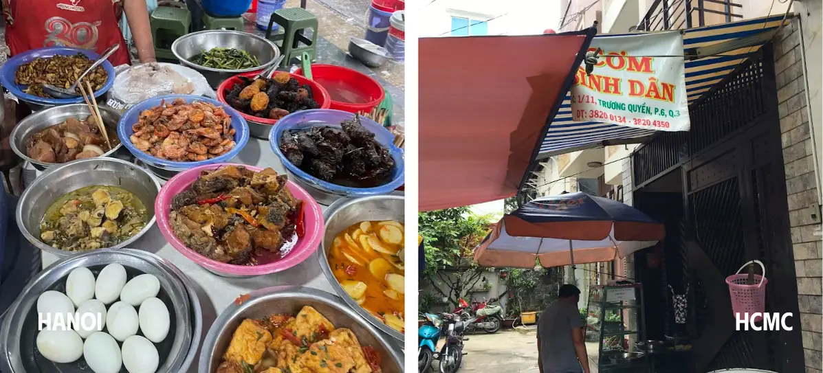 vietnamese southern food Quán Cơm Bình Dân, Cơm Bình Dân Trương Quyền where in vietnam blog body